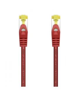 Aisens Cable de Red Latiguillo RJ45 LSZH Cat.7 600 MHz S/FTP PIMF AWG26 - 1.0M - Color Rojo