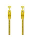 Aisens Cable de Red Latiguillo RJ45 LSZH Cat.7 600 MHz S/FTP PIMF AWG26 - 25cm - Color Amarillo