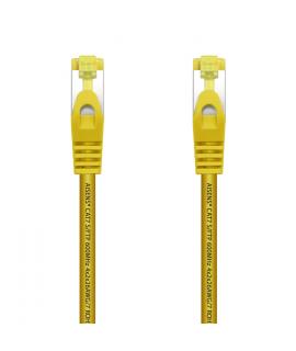 Aisens Cable de Red Latiguillo RJ45 LSZH Cat.7 600 MHz S/FTP PIMF AWG26 - 0.5M - Color Amarillo