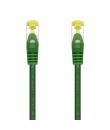 Aisens Cable de Red Latiguillo RJ45 LSZH Cat.7 600 MHz S/FTP PIMF AWG26 - 25cm - Color Verde