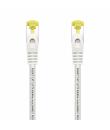 Aisens Cable de Red Latiguillo RJ45 LSZH Cat.7 600 MHz S/FTP PIMF AWG26 - 25cm - Color Blanco