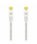 Aisens Cable de Red Latiguillo RJ45 LSZH Cat.7 600 MHz S/FTP PIMF AWG26 - 25cm - Color Blanco