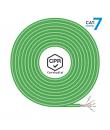 Aisens Cable de Red RJ45 LSZH CPR Cca CAT.7 600 MHZ S/FTP AWG23 - 305M - Color Verde