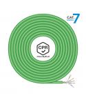 Aisens Cable de Red RJ45 LSZH CPR Cca CAT.7 600 MHZ S/FTP AWG23 - 305M - Color Verde