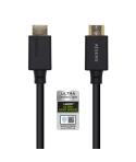 Aisens Cable HDMI V2.1 Certificado Ultra Alta Velocidad 8K@60Hz 48Gbps - A/M-A/M - 0.5m - Color Negro