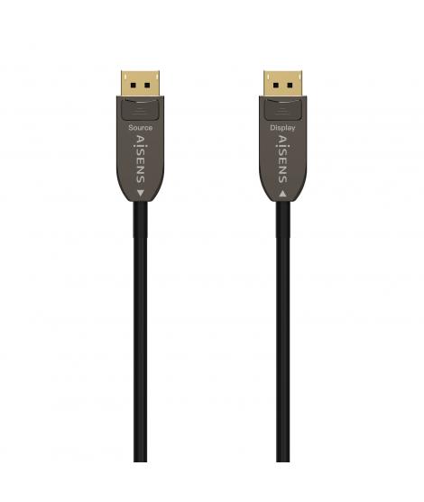 Aisens Cable DisplayPort AOC V1.4 8K@60HZ 4K@120Hz 4:4:4 32.4GBPS - DP/M-DP/M - 15M - Color Negro