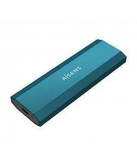 Aisens Caja Externa M.2 (NGFF) - SATA/NVMe a Usb3.1 Gen2 - Color Azul