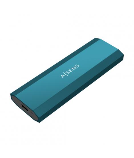 Aisens Caja Externa M.2 (NGFF) - SATA/NVMe a Usb3.1 Gen2 - Color Azul