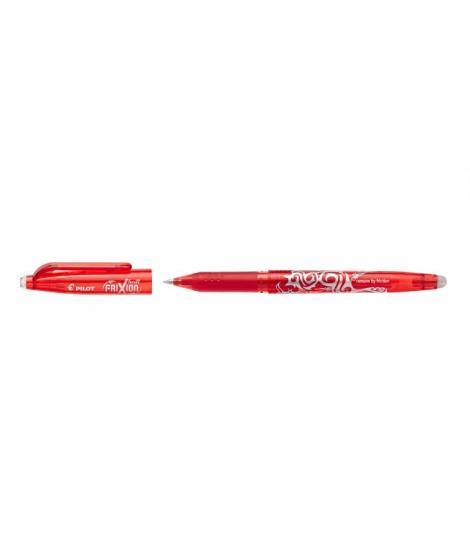 Pilot Frixion Ball Boligrafo de Gel Borrable - Punta de Bola 0.7mm - Trazo 0.4mm - Grip Ergonomico - Color Rojo