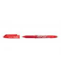 Pilot Frixion Ball Boligrafo de Gel Borrable - Punta de Bola 0.7mm - Trazo 0.4mm - Grip Ergonomico - Color Rojo