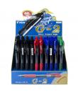 Pilot G2 Rollerball Expositor de 60 Boligrafos de Gel - Punta 0.7mm - Trazo 0.32mm - Recargable - Grip Ergonomico - Colores Surt