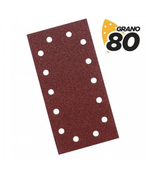 Blim Pack de 10 Lijas para Lijadora BL0123 - Grano 80 - Formato Rectangular