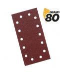 Blim Pack de 10 Lijas para Lijadora BL0123 - Grano 80 - Formato Rectangular