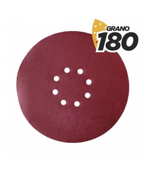 Blim Pack de 5 Lijas con Velcro para Lijadora BL0223 - Grano 180 - Formato Circular