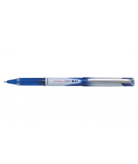 Pilot Boligrafo de Tinta Liquida V Ball Grip 05 - Punta de Bola Conica 0.5mm - Trazo 0.3mm - Grip de Goma - Color Azul