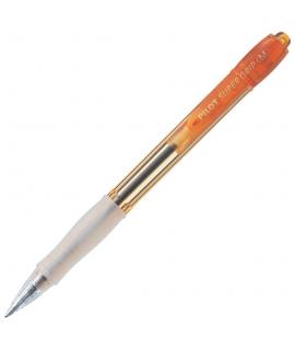 Pilot Boligrafo de Bola Retractil Super Grip Neon Colour - Recargable - Punta 1.0mm - Trazo 0.25mm - Tinta a Base de Aceite - Co