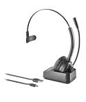 NGS Buzz Blab Auriculares con Microfono Bluetooth 5.0 + Base de Carga - Autonomia hasta 16h - Microfono Plegable - Diadema Ajust