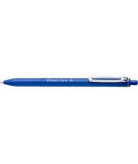 Pentel iZee Boligrafo de Bola Retractil - Punta 0.7mm - Trazo 0.35mm - Clip de Metal - Color Azul