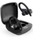 Ksix Sport Buds 2 Auriculares Deportivos Bluetooth 5.1+EDR con Microfono - Autonomia hasta 16h con Estuche - Control Tactil - Es