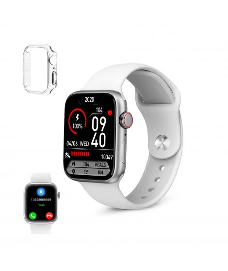 Ksix Smartwatch Urban 4 Mini - Ritmo Cardiaco - Control de Sueño - Color Blanco