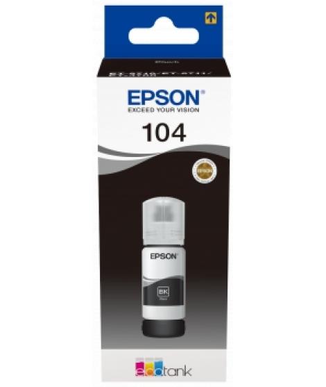 Epson 104 Negro Botella de Tinta Original - C13T00P140