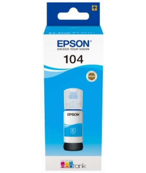 Epson 104 Cyan Botella de Tinta Original - C13T00P240