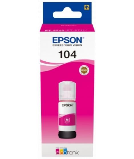 Epson 104 Magenta Botella de Tinta Original - C13T00P340