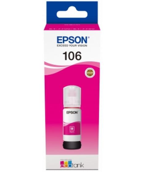 Epson 106 Magenta Botella de Tinta Original - C13T00R340