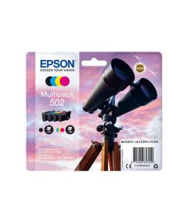 Epson 502 Pack de 4 Cartuchos de Tinta Originales - C13T02V64010