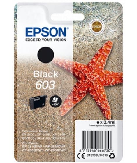 Epson 603 Negro Cartucho de Tinta Original - C13T03U14010