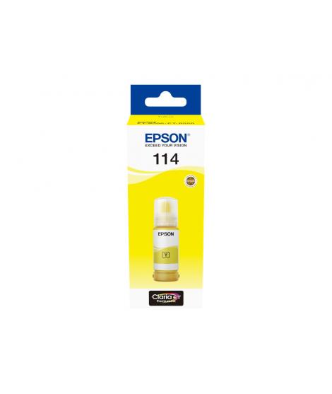 Epson 114 Amarillo Botella de Tinta Pigmentada Original - C13T07B440