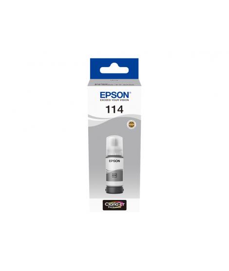 Epson 114 Gris Botella de Tinta Pigmentada Original - C13T07B540