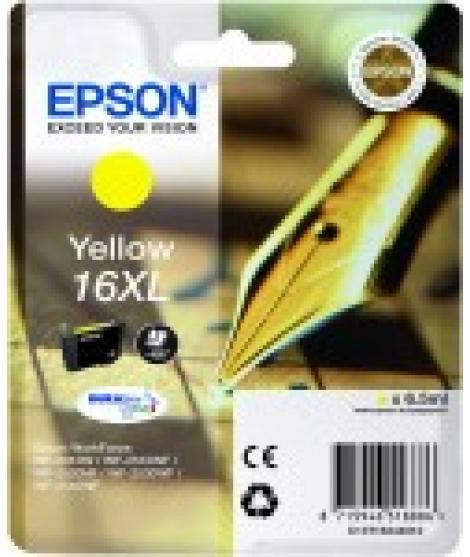 Epson T1634 Amarillo Cartucho de Tinta Original - C13T16344012