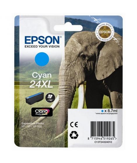 Epson T2432 (24XL) Cyan Cartucho de Tinta Original - C13T24324012