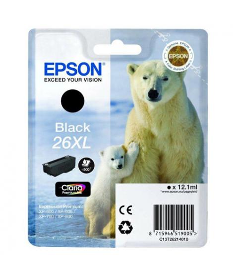 Epson T2621 (26XL) Negro Cartucho de Tinta Original - C13T26214012