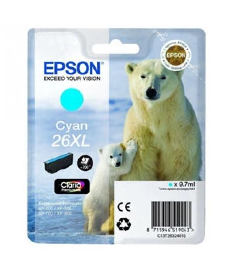 Epson T2632 (26XL) Cyan Cartucho de Tinta Original - C13T26324012