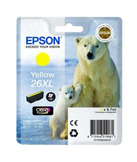 Epson T2634 (26XL) Amarillo Cartucho de Tinta Original - C13T26344012