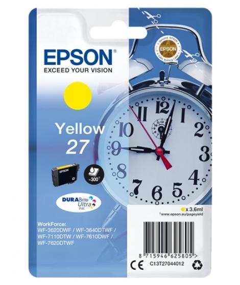 Epson T2704 (27) Amarillo Cartucho de Tinta Original - C13T27044012