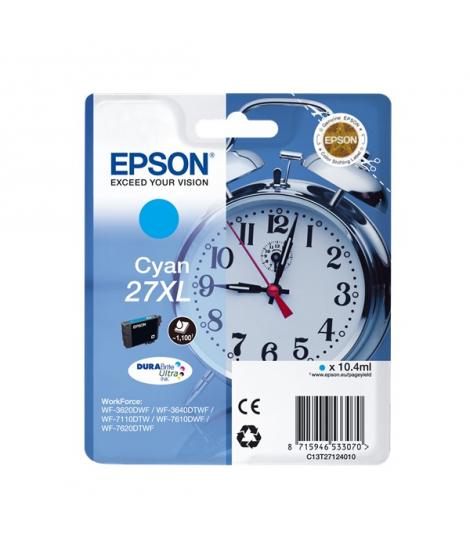 Epson T2712 (27XL) Cyan Cartucho de Tinta Original - C13T27124012