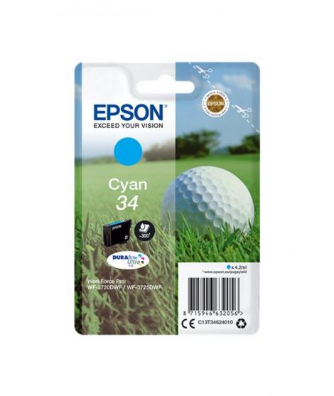 Epson T3462 (34) Cyan Cartucho de Tinta Original - C13T34624010