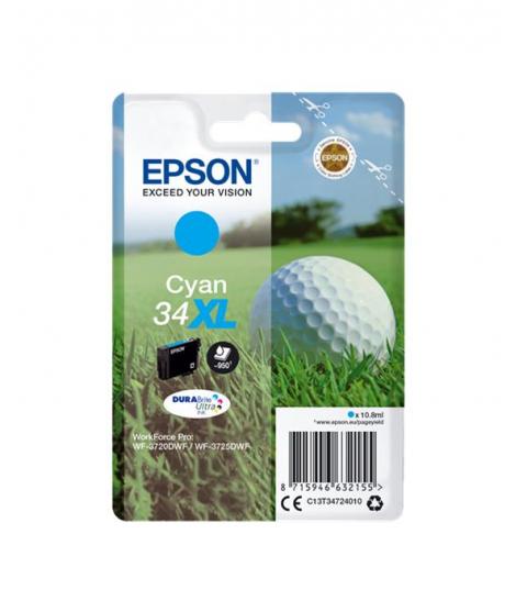 Epson T3472 (34XL) Cyan Cartucho de Tinta Original - C13T34724010