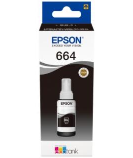 Epson T6641 Negro Botella de Tinta Original - C13T664140