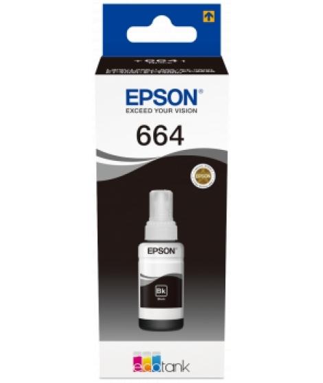 Epson T6641 Negro Botella de Tinta Original - C13T664140