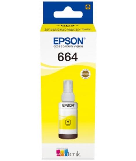 Epson T6644 Amarillo Botella de Tinta Original - C13T664440