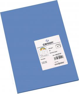 Canson Guarro Pack de 50 Cartulinas Iris A4 de 185g - 21x29.7cm - Color Azul Mar