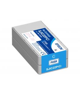 Epson SJIC22P Cyan Cartucho de Tinta Original - C33S020602SJIC22P(C)