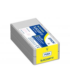 Epson SJIC22P Amarillo Cartucho de Tinta Original - C33S020604/SJIC22P(Y)