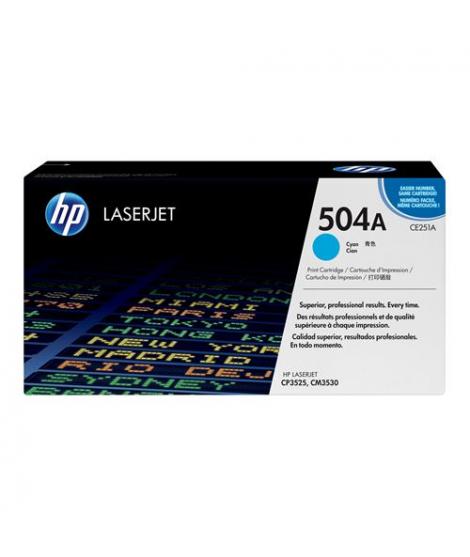 HP CE251A Cyan Cartucho de Toner Original - 504A