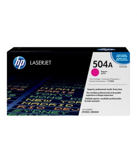 HP CE253A Magenta Cartucho de Toner Original - 504A