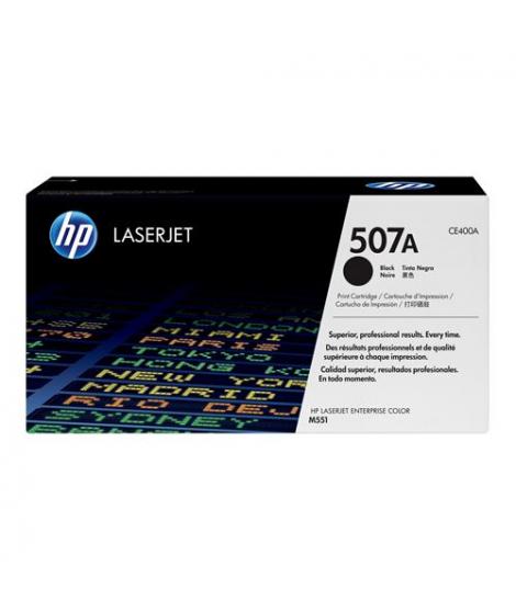 HP CE400A Negro Cartucho de Toner Original - 507A